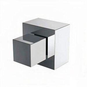 Acabamento Completo Quadrado Cromado 1 1/2