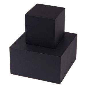 Acabamento Completo Quadrado Preto 1 1/2