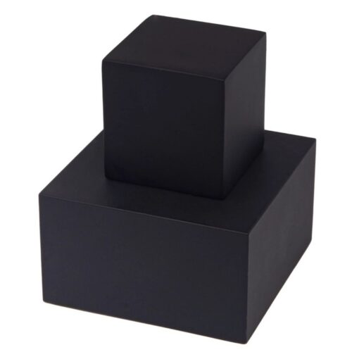 Acabamento Completo Quadrado Preto 1 1/2