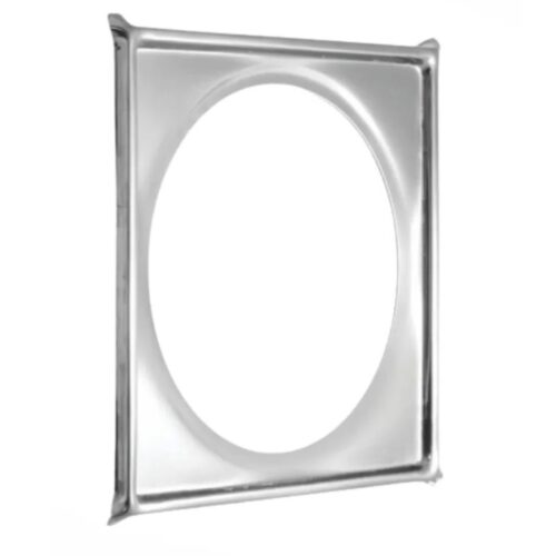 Caixilho Quadrado em Inox Cromado 10×10 cm