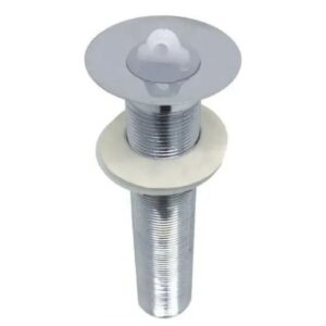 Válvula Para Lavatório Longa Em Metal Cromado De 7/8 - 11 cm