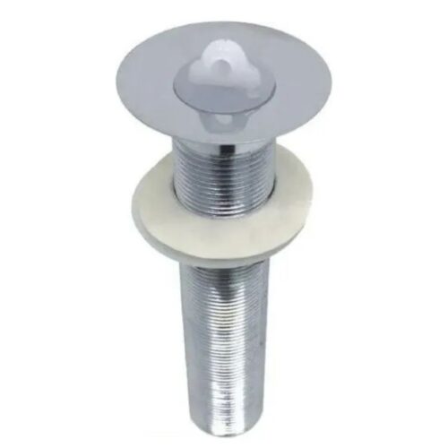 Válvula Para Lavatório Longa Em Metal Cromado De 7/8 - 11 cm