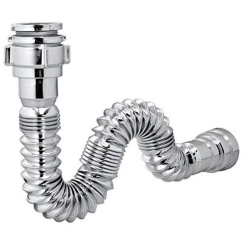 Sifão Sanfonado Cromado