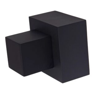 Acabamento Completo Quadrado Preto 1 1/2