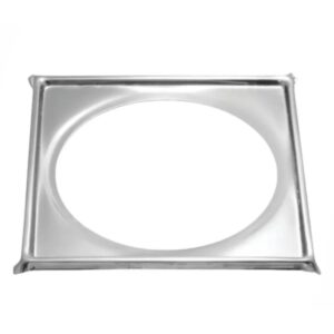 Caixilho Quadrado em Inox Cromado 15×15 cm