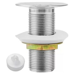 Válvula Para Lavatório Em Metal Cromado De 7/8