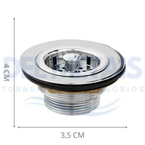 Válvula Americana em Metal 3 1/2