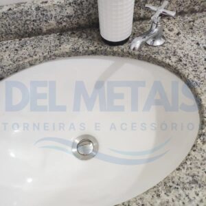 Válvula Click em Metal Para Pia de Banheiro e Tanques 1. 1/4