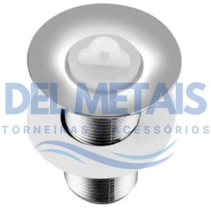 Válvula Para Lavatório Em Metal Cromado De 7/8