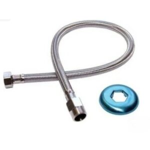 Engate Flexível de 30 cm Em Inox Trançado