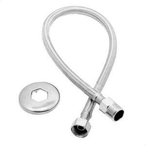 Engate Flexível de 40 cm Em Inox Trançado