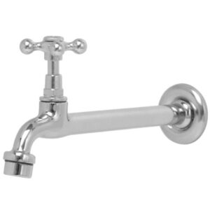 1158 Torneira Para Parede de Cozinha em Metal Cromado