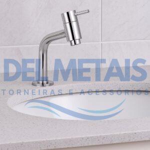 Torneira Link 45 Graus Bica Baixa Para Banheiro / Lavabo