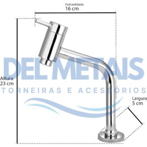 Torneira Link 45 Graus Bica Baixa Para Banheiro / Lavabo