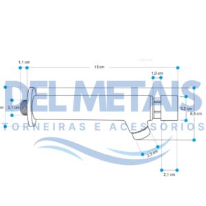 Torneira Automática Para Parede de Banheiro / Lavabo