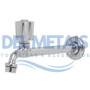 1158 Torneira Para Parede de Cozinha em Metal Cromado
