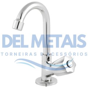 1195 Torneira Para Banheiro / Lavabo Em Metal Cromado